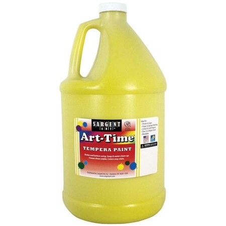 Sargent Art Sargent Art SAR173602 1 gal Art-Time Washable Paint - Yellow SAR173602